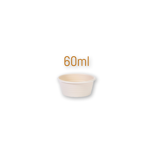 EINWEG BECHER - BIOLOGISCH ABBAUBAR / 60 & 120ml