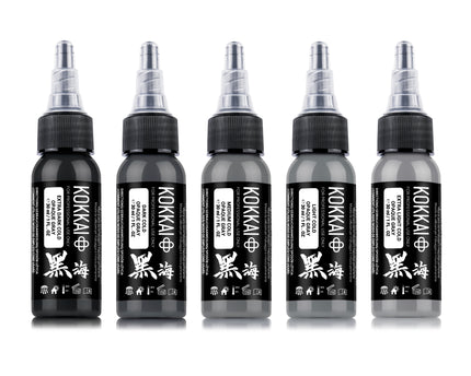 Kokkai - Sumi - Cool Opaque Gray - Set