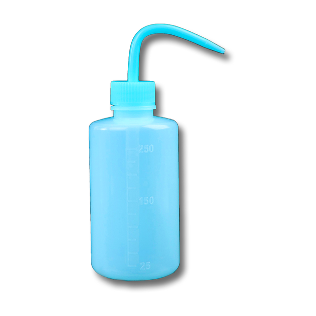 SCHWANENHALS FLASCHE 250ml BLAU
