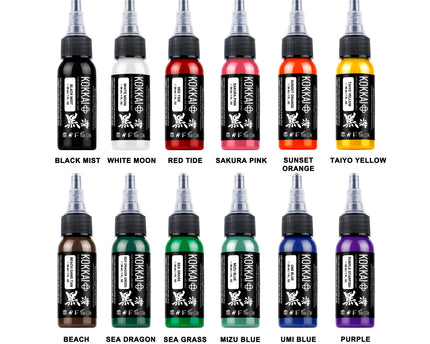 Kokkai - Sumi - 12 Farben Set
