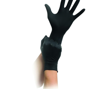 nineone - Nitril - Handschuhe - schwarz - 100 Stk