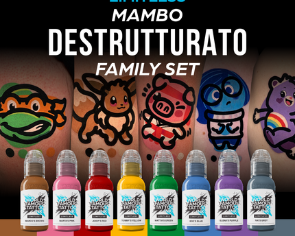 World Famous Limitless - The Mambo Destrutturato Family Set - 8x 30 ml