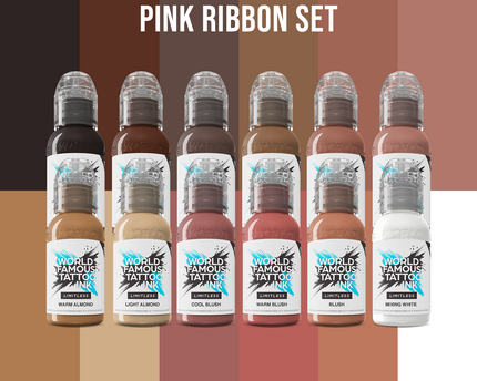 World Famous Limitless - Pink Ribbon Set - 12 x 30 ml