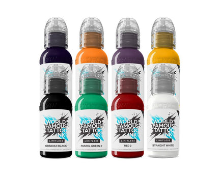 World Famous Limitless - Primary Colours Set 1 - 8x 30 ml