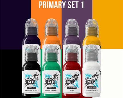 World Famous Limitless - Primary Colours Set 1 - 8x 30 ml