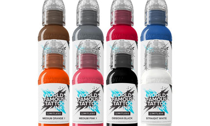 World Famous Limitless - Primary Colours Set 2 - 8x 30 ml
