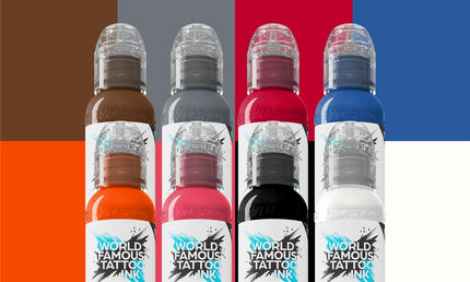 World Famous Limitless - Primary Colours Set 2 - 8x 30 ml