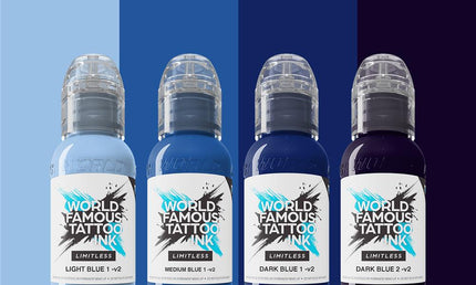 World Famous Limitless - Shades of Blue Collection - 4x 30 ml