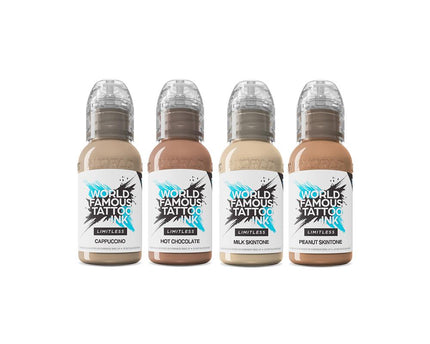 World Famous Limitless - Santucci Skin Tone Set - 4x 30 ml