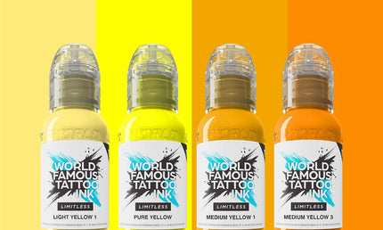 World Famous Limitless - Shades of Yellow Collection - 4x 30 ml