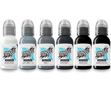 World Famous Limitless - Thomas Carli Jarlier Noire Ink Set v2 - 6x 30 ml