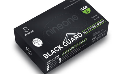 nineone - Nitril - Handschuhe - schwarz - 100 Stk