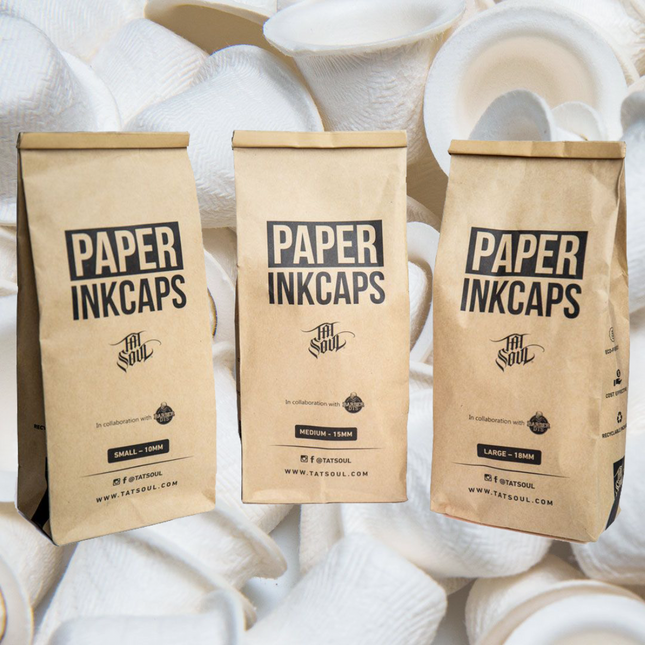 PAPER INKCAPS (SMALL-10mm / MEDIUM-15mm / LARGE-18mm)