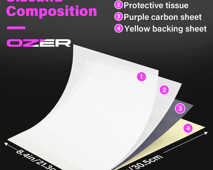 Ozer - Thermo - Transferpapier- 50 Stk -  A4