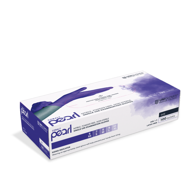 UNIGLOVES COBALT PERL® NITRIL