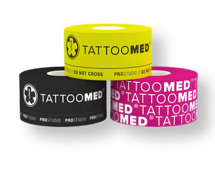 TattooMed - Pro Tape - verschiedene Farben -  3.8cm x 9.1m