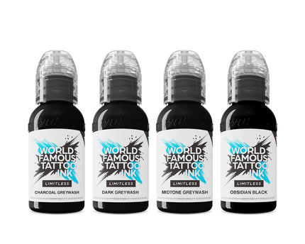 World Famous Limitless - Lining & Shading Set - 4 x 30ml