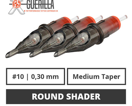 Guerilla Cartridges - Round Shader - 20 Stück