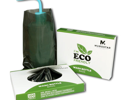 I'M ECO FRIENDLY - Wash Bottle Bags - 20cm  x 15cm - 100Stk/Pack