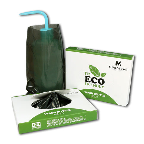 I'M ECO FRIENDLY - Wash Bottle Bags - 20cm  x 15cm - 100Stk/Pack