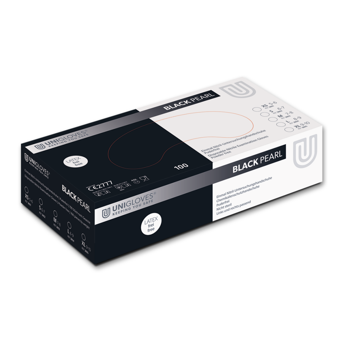 UNIGLOVES® BLACK LATEX – Ink Area Tattoo