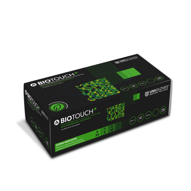 UNIGLOVES® BIO TOUCH BLACK